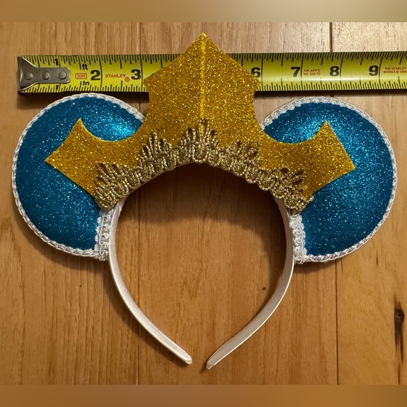 this D Love Other - NEW! Sleeping Beauty Blue featuring Aurora Crown Mickey ears